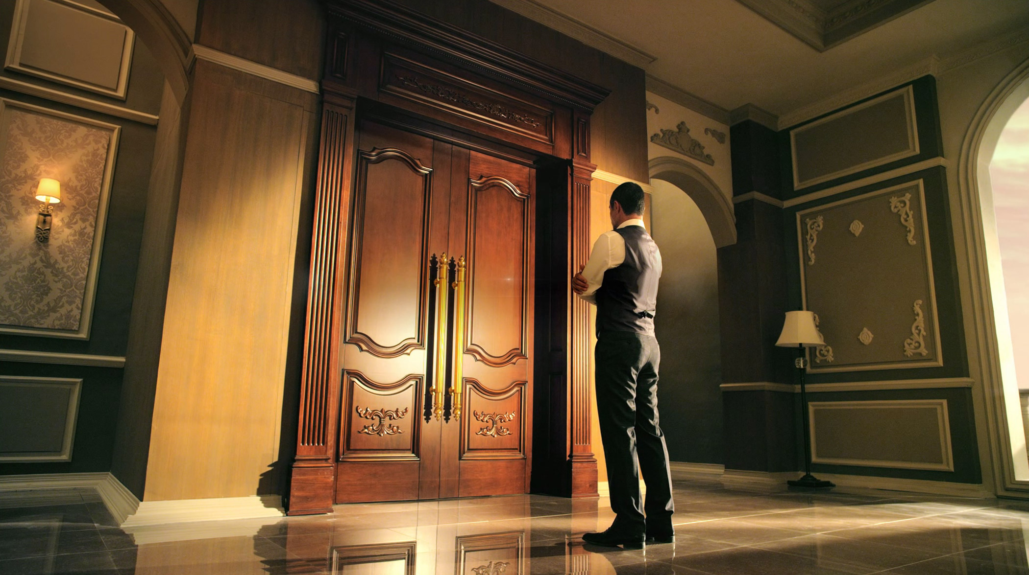 高端裝修 用夢(mèng)天木門